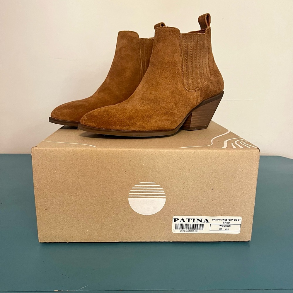 The Perfect Suede Western Bootie